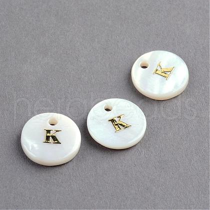 Freshwater Shell Pendants SSHEL-S249-K-1