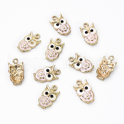 10Pcs Alloy Enamel Pendants ENAM-YW0004-56A-1