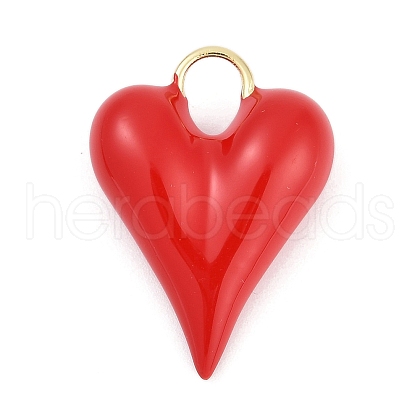 Brass Enamel Pendants X-KK-G522-39G-1