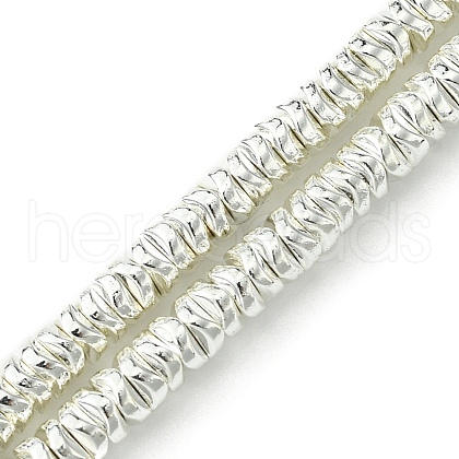 Electroplated Synthetic Non-Magnetic Hematite Beads Strands G-H020-F01-04-1
