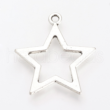 Tibetan Style Alloy Pendants TIBE-S303-37AS-NR-1