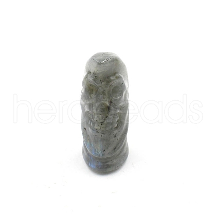 Natural Labradorite Moon with Human Face Figurines Statues for Home Office Desktop Decoration PW-WG92128-07-1