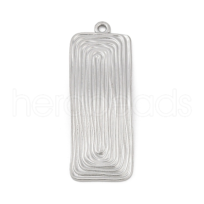 304 Stainless Steel Pendants STAS-D366-02C-P-1