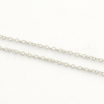 925 Sterling Silver Cable Chains STER-TAC0002-01S-1
