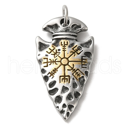 Viking 304 Stainless Steel Pendants STAS-Z059-06AS-1