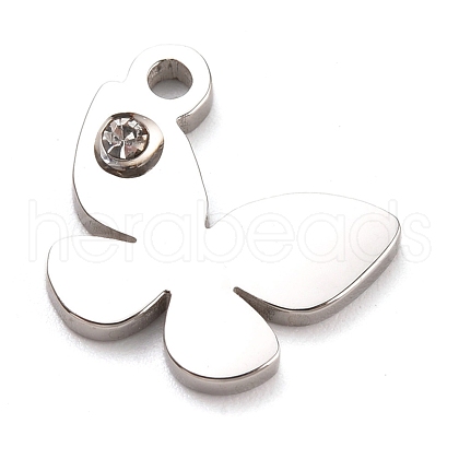 304 Stainless Steel Charms STAS-L245-007P-1