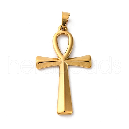 Ion Plating(IP) 304 Stainless Steel Pendants STAS-L216-41G-01-1