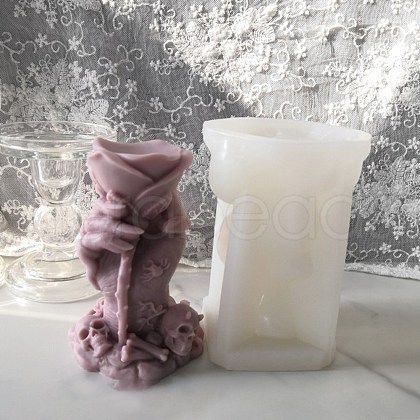 Halloween Theme DIY Candle Silicone Statue Molds DIY-C032-01-1