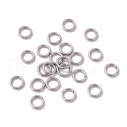 Non-Tarnish 304 Stainless Steel Jump Rings STAS-C040-01H-P-1