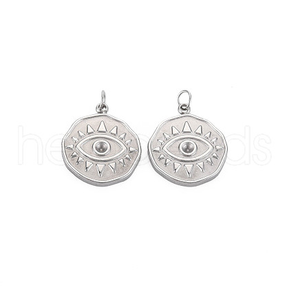 304 Stainless Steel Pendant Rhinestone Settings STAS-N097-123P-1