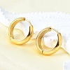 304 Stainless Steel Hoop Earrings EJEW-V005-02G-02-1