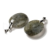Natural Labradorite Pendants G-Z055-03P-03-2
