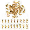 30Pcs 6 Styles 304 Stainless Steel Lobster Claw Clasps STAS-TA0001-83G-25