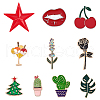 SUPERFINDINGS Alloy Enamel Brooches JEWB-FH0001-05-NR-1
