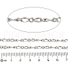 304 Stainless Steel Twisted Dapped Chains CHS-A016-28P-A-2