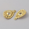 Iron Rhinestone Pendants IFIN-TAC0052-43B-2