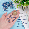 Olycraft 2 Strands Natural Blue Spot Gemstone Beads Strands G-OC0004-90-3