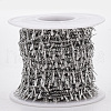 Tarnish Resistant 304 Stainless Steel Curb Chains STAS-R100-10-2