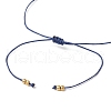 Natural Round Kyanite Beads Braided Bead Bracelets for Women BJEW-JB11655-10-4