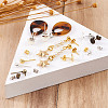 Brass Stud Earring Findings KK-TA0007-78-22