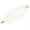 Nylon Fascinator Mesh Face Veil OHAR-WH0034-10A-1