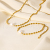 Stainless Steel Oval Link Chain Bracelets for Women XX2204-1