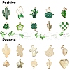 20Pcs 10 Styles Alloy Enamel Pendants ENAM-YW0004-21-4