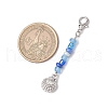 6Pcs Sea Animal Zinc Alloy Pendant Decorations HJEW-JM03159-01-3