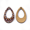 Printed Basswood Pendants X-WOOD-S045-001D-2