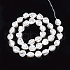 ABS Plastic Imitation Pearl Beads Strands KY-N015-15-B01-2