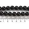 Natural Black Onyx Round Bead Strands X-G-R198-10mm-4