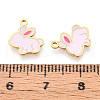 304 Stainless Steel Enamel Charms STAS-T065-63G-02-3