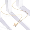 925 Sterling Silver Colorful Cubic Zirconia Constellation Pendant Cable Chain Necklaces for Women STER-R009-01G-05-2