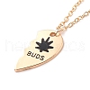 BEST BUDS Alloy Pendant Necklaces NJEW-K124-03B-G-6