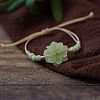 Ceramic Round Beads Braided Beads Bracelets WG31ACA-02-1