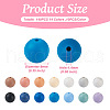  140Pcs 14 Colors Food Grade Eco-Friendly Silicone Beads SIL-TA0001-32-5