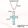 Stainless Steel Enamel Cross Pendant Necklaces YT7190-2-1