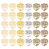 SUNNYCLUE 60Pcs 6 Colors Alloy Pendants FIND-SC0008-25-1