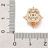 Brass Micro Pave Cubic Zirconia Beads KK-D378-17G-3