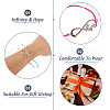 10Pcs 10 Color Alloy Infinity with Hope Link Bracelets Set for Men Women BJEW-TAC0008-02-4