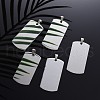 Tarnish Resistant 304 Stainless Steel Big Pendants STAS-I140-19A-S-7