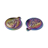 Ion Plating(IP) 304 Stainless Steel Pendants STAS-G278-17MC-3