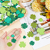 500Pcs Saint Patrick's Day Clover Foam Sticker DIY-WH0430-457-3