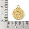 304 Stainless Steel Resin Rhinestone Pendants STAS-I322-44G-3
