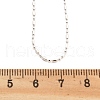 Brass Ball Chain Necklaces KK-P304-03S-5