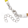 Dyed Synthetic Turquoise Pendant Necklaces NJEW-JN04776-6