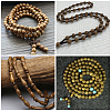 Wenge Wood Beads WOOD-TA0001-27-8