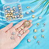 Unicraftale 48Pcs 6 Style 304 Stainless Steel Charms STAS-UN0054-81-4