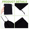 Velvet Packing Pouches Drawstring Bags ABAG-WH0046-30B-5