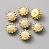 Flower Sew on Rhinestone FIND-WH0127-98G-2